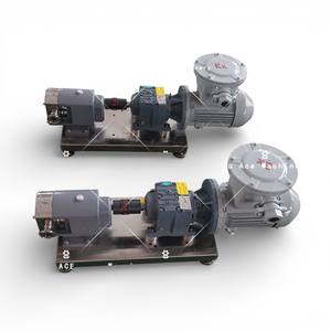 Pompes rotatives à lobes Ace 5.5KW -52 en acier inoxydable SS304 SS316L à haute viscosité avec moteur pour confiseries, sirops, sauces à la crème liquide - Product Image 5