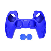 Coque de protection souple en EVA pour manette PS5 avec poignées de pouce, étui en silicone protecteur pour manette PS5