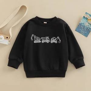 Felpa con scollo a girocollo per bambino bambino con stampa Pullover Pullover a maniche lunghe abbigliamento autunno inverno abbigliamento Casual - Product Image 2