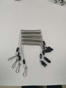 Tali penyandang kait nilon dua kunci, kawat kecil pelindung Snap <span class=keywords><strong>2</strong></span> lanyard untuk pemrosesan las layanan untuk aplikasi tali - Product Image 6