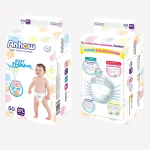 Yumuşak bebek bakımı OEM ve ODM yüksek kalite bebek bezi pantolon tek kullanımlık baskılı bebek çocuk bezi üreticileri