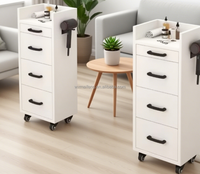 Vente en gros Offre Spéciale d'usine directe étagère de rangement mobile avec roues rangement cuisine salle de bain salon de beauté chariot latéral