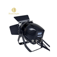 Projecteur PAR LED COB Homei 200W, éclairage de scène IP65, volets de type porte de grange, couleur d'émission RGBW, mode de contrôle DMX512, Fresnel 200W