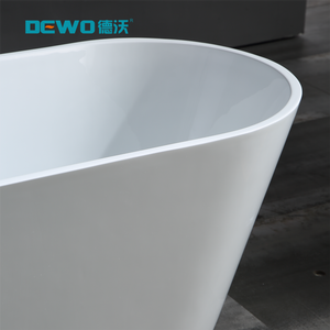 Hiện đại 1.5m 1.6M 1.7m chăm sóc sức khỏe freestanding Acrylic massage drainer nóng lạnh nước ngâm tắm cho khách sạn biệt thự - Product Image 5