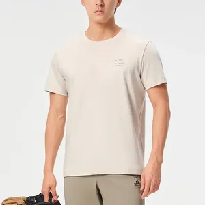 T-shirt 2024 100% in cotone Pelliot da uomo estate sport all'aria aperta traspirante t-shirt da corsa