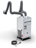 Extracteur de fumées de soudage mobile et portable avec moteur, efficacité de purification de 99,97 %, équipement de nettoyage de l'air