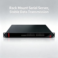 Server Perangkat Serial Rak Mount 8 Port RS422 485 10 100M Dual LAN TCP UDP Virtual COM 35mm Rel Opsional YLDJ-028/YLDJ-0216