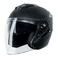 Casque de moto certifié DOT pour moto, VTT, motoneige, motocross, casque ouvert avec double visière