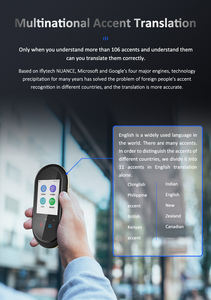 <span class=keywords><strong>Traduttore</strong></span> vocale intelligente AI dispositivo <span class=keywords><strong>portatile</strong></span> tascabile <span class=keywords><strong>mini</strong></span> <span class=keywords><strong>traduttore</strong></span> vocale Wifi <span class=keywords><strong>traduttore</strong></span> globale multinazionale di lingua - Product Image 6