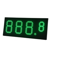 Panneaux de prix de l'essence LED Evershine de 13 pouces, panneaux de prix de l'essence LED à 7 segments pour l'extérieur, télécommande