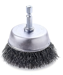Lot de 3 Brosse métallique industrielle en acier, forme coupelle, courbée, OEM pour le polissage, en promotion - Product Image 4