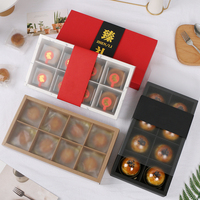 Boîte à Desserts avec 2, 4, 6 ou 8 Compartiments – Emballage pour Cupcakes, Pâtisseries, Vente en Gros, Cadeaux, Boîte à Gâteaux de Lune, Biscuits, Pâtisserie