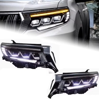 Ensemble de phares de voiture pour Toyota Prado 2018-2020 LC150 Full LED Head Lamps Auto Accessories Sequential Turn Signal