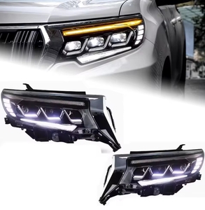 Ensemble de phares de voiture pour Toyota Prado 2018-2020 LC150 Full LED Head Lamps <span class=keywords><strong>Auto</strong></span> Accessories Sequential Turn Signal - Product Image 6