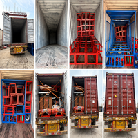 SS1T 1T Élévateur de chantier électrique pour matériaux de construction, pour bâtiments de grande hauteur, levage de ciment, sable, briques, mortier