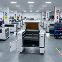 Machine de découpe et de gravure laser CO2 60W/80W 600x400mm avec refroidissement par eau et contrôle CNC Ruida pour acrylique et bois