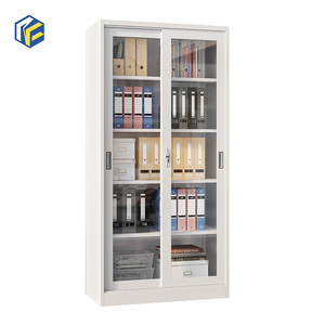 Thiết kế hiện đại nhỏ Kim Loại Tủ hồ sơ dọc thép Giải pháp lưu trữ chống cháy cho nhà văn phòng kinh doanh không gian tối ưu hóa - Product Image 1