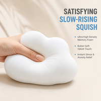 Jouet Squishy en forme de nuage avec logo personnalisé, cadeau promotionnel en gros, accessoire de bureau souple à presser, collection d'articles pour événements OEM