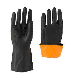 Top <span class=keywords><strong>fantaisie</strong></span> Silicone noir industriel gants en caoutchouc résistant aux produits chimiques ménage gants en latex - Product Image 4