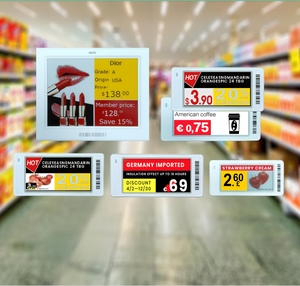 Étiquette de prix électronique pour étagère de 2,6 pouces, étiquette de prix électronique ESL avec écran E-Ink de 2,66 pouces, étiquette de prix électronique USB/Wifi - Product Image 1