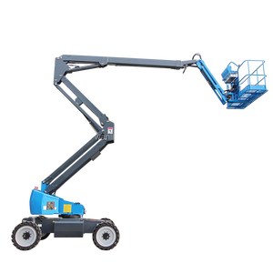 4x4x4 JLG Genie 21m 32m 38m Diesel Hidráulico Portátil Mini Elevador Eléctrico Elevador de pluma telescópica para aire acondicionado de edificios - Product Image 5