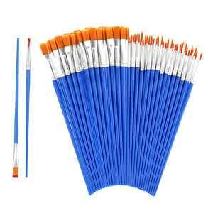 <span class=keywords><strong>Pinceau</strong></span> plat LISI Art pour aquarelle, <span class=keywords><strong>petit</strong></span> format, bleu, manche en plastique, virole en aluminium, poils en nylon, vente en gros pour la <span class=keywords><strong>peinture</strong></span> - Product Image 1