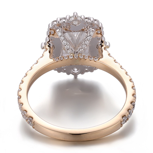 3.07ct DEF VVS IGI Certified Lab Grown <span class=keywords><strong>Diamond</strong></span> Luxury 18k Solid Gold Ring Bague de fiançailles pour cadeau d'anniversaire de mariage de la mariée - Product Image 3