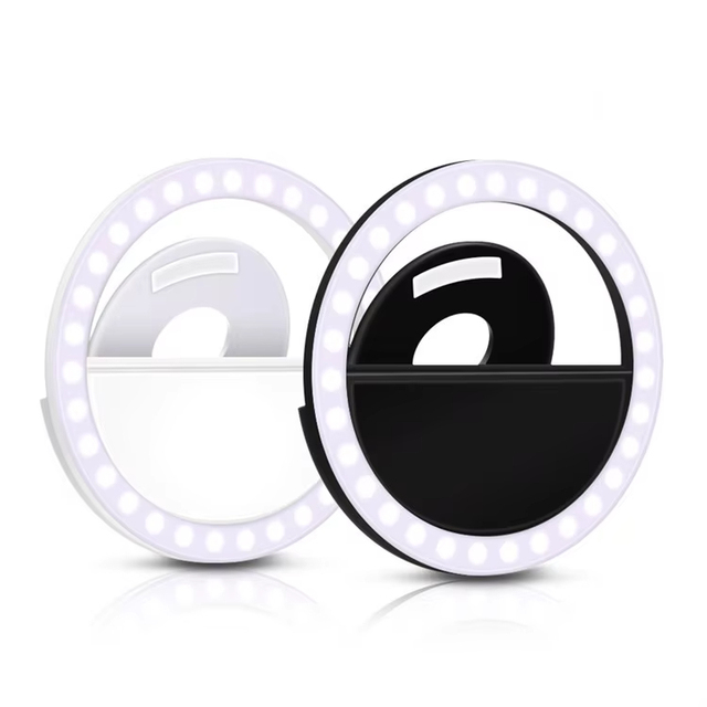 BST ABS Waterproof USB LED Selfie Ring Light-Portable Phone Photography Enhancer