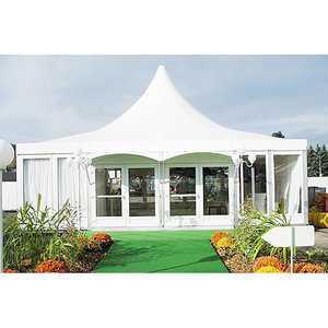 European Pointed Top <b>Tent</b> Outdoor Wedding Party Exhibition Large Event Four Season Aluminum Alloy <b>Frame</b> Oxford Fabric Waterproof - Product Image 3