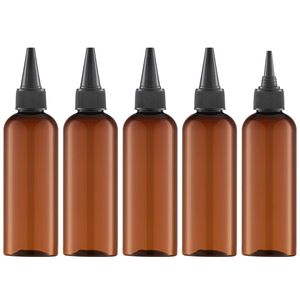 Botella PET con Tapa de Rosca, Color Ámbar, para Pintura, Plástico, Venta al por Mayor, 200 ml, Ecológica, para Serigrafía, con Logotipo Personalizado - Product Image 1