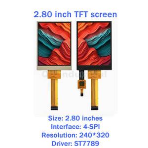 Qz bom mới ban đầu 2.8 inch <span class=keywords><strong>TFT</strong></span> LCD HD <span class=keywords><strong>IPS</strong></span> cảm ứng điện dung màn hình cảm ứng cảm ứng 240x320 st7789 điều khiển - Product Image 4