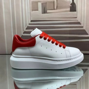 Chaussures de marque de luxe en cuir véritable, chaussures de tennis à semelle épaisse d'hiver, tendance de la mode, respirantes et légères - Product Image 6