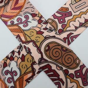 Tessuto in Poliestere 100% Stampato Digitalmente ad Alta Definizione, Fantasia <span class=keywords><strong>Ragnatela</strong></span> a Strisce Nere per Decorazioni Casa Stregata e Forniture per Feste - Product Image 2