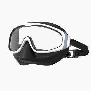 Gafas de Buceo de Silicona Líquida con Marco Grande de Vidrio Templado, Máscara de Buceo de Doble Tono para Adultos - Product Image 3