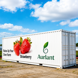 Système CVC automatisé régulé haute densité pour usine verticale intelligente de culture de fraises en conteneur - Product Image 1