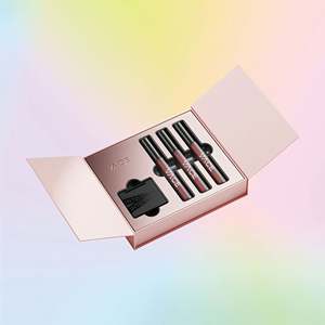 Caja de Regalo Cosmética de Doble Puerta Personalizada de Alta Gama con Empaque de Cartón Blanco Individual para Herramientas de Maquillaje y Rímel - Product Image 4