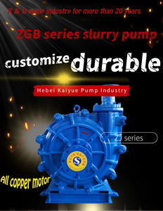 Pompe à boue à tête haute, pompe horizontale centrifuge, pompe partielle utilisée dans la métallurgie, l'industrie minière - Product Image 5