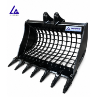 S30 S40 Godet de criblage à grille personnalisable 36" 900mm 0.4cbm pour criblage de terre 3-6 tonnes S30 S40