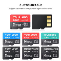 Tarjeta de Memoria SD 4K de 64GB 128GB, Tarjetas TF de 32GB Clase 10 U3 A1, Tarjeta SD MINI de 32GB 256GB para Grabadoras y Cámaras de Seguridad