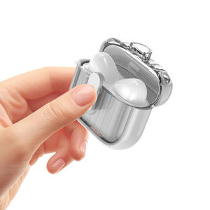 Funda Protectora de TPU de Doble Color con Cierre de Hebilla para <span class=keywords><strong>Airpods</strong></span> 4 Pro <span class=keywords><strong>3</strong></span> 2 1 Generación Compatible con Auriculares - Product Image 4