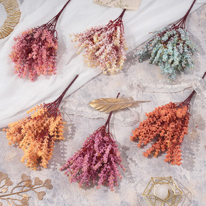 Fleurs artificielles en mousse de vanille pour décoration de mariage, arrangements floraux en soie, présentation florale haut de gamme - Product Image 1
