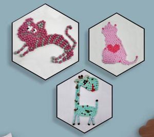 Juguetes de <span class=keywords><strong>Pompones</strong></span> <span class=keywords><strong>para</strong></span> Manualidades, Diversión Imaginativa y Creatividad <span class=keywords><strong>para</strong></span> Niños, Kit de Pintura de Bolas de <span class=keywords><strong>Pompones</strong></span>, Adornos Decorativos, Regalo Hecho a Mano - Product Image 3