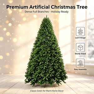 Arbre de Noël géant 300cm 360cm 400cm 450cm avec feuilles luxuriantes <span class=keywords><strong>Sapin</strong></span> artificiel en PVC pouvant ajouter des lumières <span class=keywords><strong>LED</strong></span> - Product Image 1
