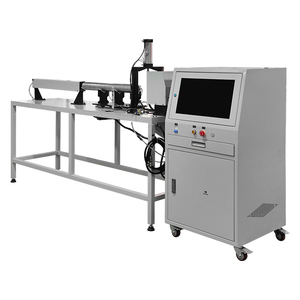 Marcador automático profesional para marcar barras metálicas con tres cilindros de sujeción para logotipos de marca en extremos de barras metálicas - Product Image 1