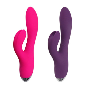 Double Functional Rabbit <b>Vibrator</b> Clitoral Stimulator USB Rechargeable Adult Toy - Product Image 4