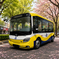 Bus touristique 5,3 m Conforme aux normes Euro 5 Moteur diesel Transmission manuelle Conduite à gauche 11-20 places Vitesse maximale 51-70 km/h