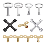 Clé universelle pour cabine de camion lourd - Clés en acier inoxydable de type croix/T pour armoire de commande électrique - Marque YH - Modèle YH20