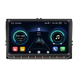 Preferred product for social media and independent websites 9 inch touch screen BT5.0 wifi navigation android car radio for vw