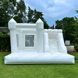 Maison de rebond blanche pour enfants commerciale avec fosse à balles maison de rebond en gros grande maison de rebond géante - Product Image 2