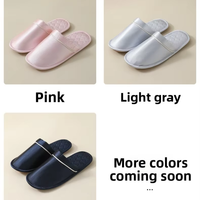 Pantoufles d'intérieur de luxe en soie, confortables, à bout fermé, vente en gros, OEM, logo personnalisé